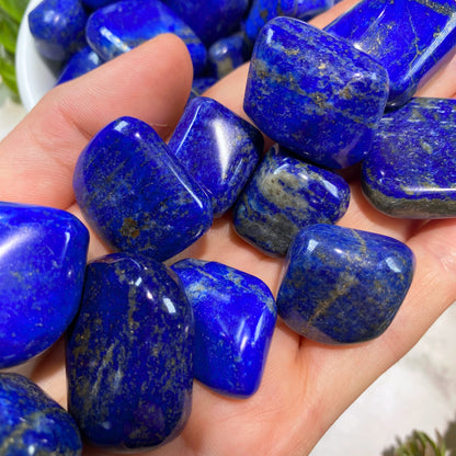 Lapis Lazuli Tumbled Pocket Stone - Afghanistan