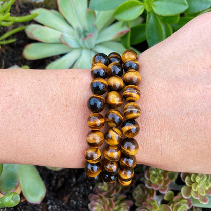 Tigers Eye Bracelet - High Quality - Attracts Good Luck